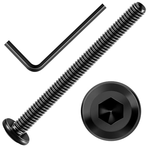 20 Stück M4 x 30 Schrauben, Flachkopfschrauben, Innensechskant Edelstahl A2 V2A Vollgewinde Schwarzes Oxid mit Hex Key 20 Stück M4 x 30 Schrauben, Flachkopfschrauben, Innensechskant Edelstahl A2 V2A Vollgewinde Schwarzes Oxid mit Hex Key von ORTAVA