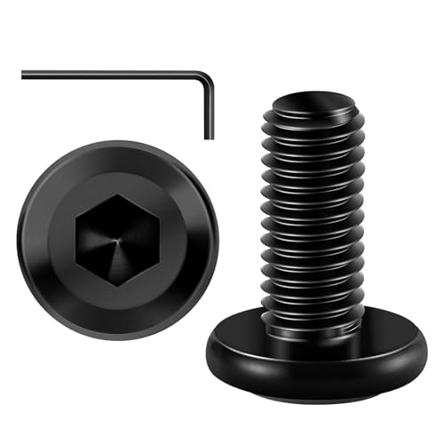 20 Stück M5 x 16 Schrauben, Flachkopfschrauben, Innensechskant Edelstahl A2 V2A Vollgewinde Schwarzes Oxid mit Hex Key 20 Stück M5 x 16 Schrauben, Flachkopfschrauben, Innensechskant Edelstahl A2 V2A Vollgewinde Schwarzes Oxid mit Hex Key von ORTAVA