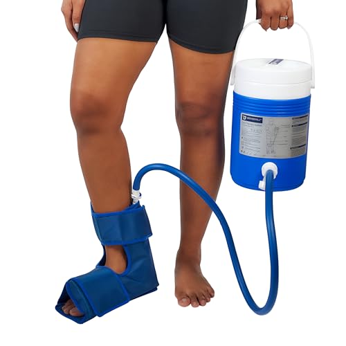 ORTHOCHILL Cryo-Manschette und Schwerkraft-Kühlsystem – effektive Kältekompression für Knie, Knöchel oder Schulter (Knöchel) von ORTHOCHILL