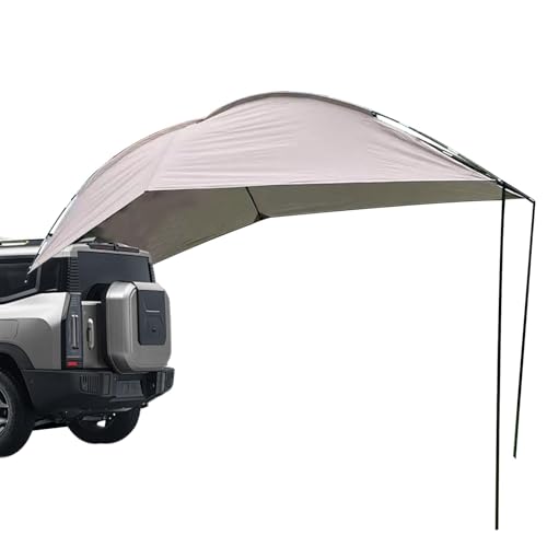 Heckzelt Auto Autozelt Auto Markisen Zelt 210D Oxford Stoff Auto Vorzelt UV-Schutz Auto SUV Camping Heckklappenzelt für LKW, SUV, Van, Wohnmobile, 240x190x200cm von ORTUH