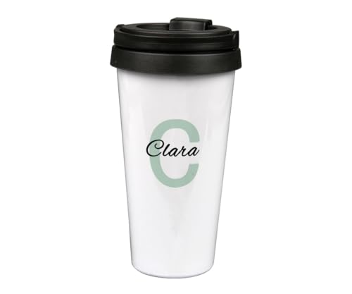 ORWO – Coffee-to-go-Becher bedrucken | ca. 450 ml | doppelwandiger Edelstahl-Kaffeebecher mit Foto | Thermobecher personalisiert: Hand-Made in Germany | für Heiß- & Kaltgetränke (Name) von ORWONet