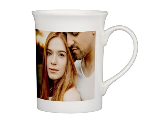 ORWO - Foto-Tasse günstig bedrucken | 300 ml Porzellan-Tasse selbst gestalten | mit Foto und Text personalisierbar | hochwertiger Foto-Druck: Hand-Made | als Werbegeschenk (2er-Collage) von ORWONet