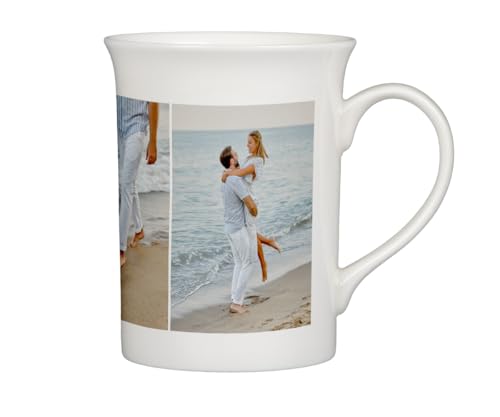 ORWO - Foto-Tasse günstig bedrucken | 300 ml Porzellan-Tasse selbst gestalten | mit Foto und Text personalisierbar | hochwertiger Foto-Druck: Hand-Made | als Werbegeschenk (3er-Collage) von ORWONet