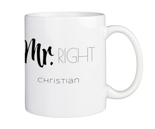 ORWO Fototasse | 325 ml Keramik-Tasse mit Foto personalisiert | individuell selbst gestalten | Bedruckung: handmade in Germany | weiß, spülmaschinenfest (Mr., Klassisch) von ORWONet