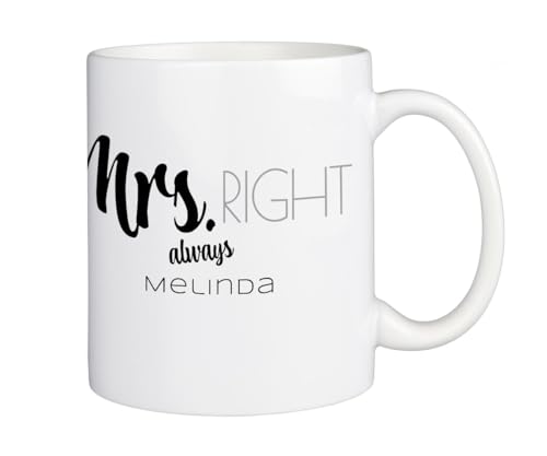ORWO Fototasse | 325 ml Keramik-Tasse mit Foto personalisiert | individuell selbst gestalten | Bedruckung: handmade in Germany | weiß, spülmaschinenfest (Mrs., Klassisch) von ORWONet