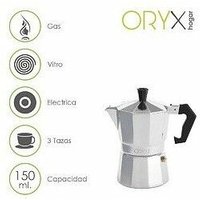 Aluminium-Kaffeemaschine 3 Tassen (150 ml.) Classic von ORYX