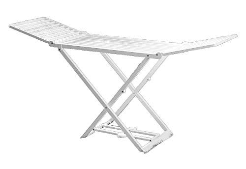 Faltbare Wäscheleine, Made in Italy, 194 x 58 x 108 cm, Weiße Farbe Faltbare Wäscheleine, Made in Italy, 194 x 58 x 108 cm, Weiße Farbe von ORYX