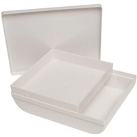 Mehlsieb aus Kunststoff mit Abdeckung von ORYX