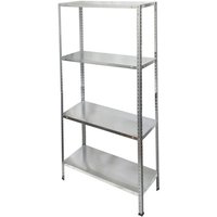 Modulo Estanteria Galvanizado con 4 Baldas 150x75x30 cm. von ORYX