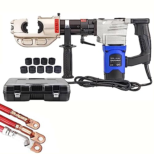 Hydraulisches Crimpwerkzeug-Set, elektrische hydraulische Crimpzange, Handkabel-Crimpzange, Terminal-Crimpzange, 360° drehbare Klemmen, für Kupfer- und Aluminium-Terminal, 50–400 mm² Hydraulisches Crimpwerkzeug-Set, elektrische hydraulische Crimpzange, Handkabel-Crimpzange, Terminal-Crimpzange, 360° drehbare Klemmen, für Kupfer- und Aluminium-Terminal, 50–400 mm² von ORZSSJ