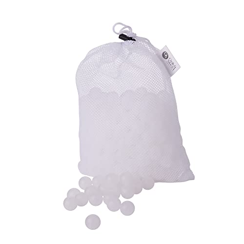 Oak & Steel - 275 Premium Sous Vide Kochbälle 20 mm, Sous Vide Kugeln mit Netzbeutel - Wiederverwendbar & 100% BPA-frei - Wasserbad, Anova Joule, Sous Vide Behälter von OS Oak & Steel ENGLAND