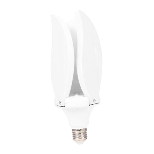 1 Stück Lampe Faltbare Verstellbare Klappleuchte Lichter- Regale Lagerleuchte Weiße Kreative Schraubleuchten Einzigartige Werkstatt Glühbirnenplatten E/Keller LED Lüfter W von OSALADI