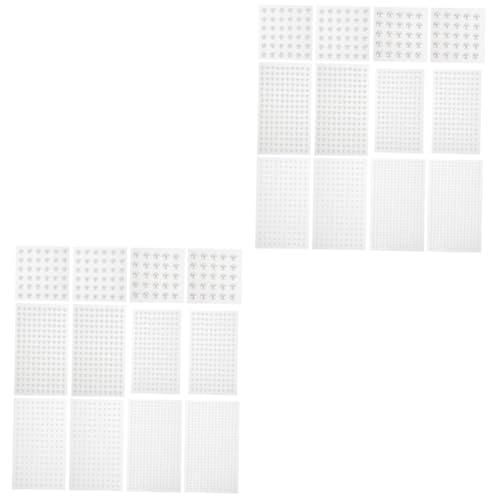 2 Sätze Selbstklebende Perlenaufkleber Perlenschmuck Für Makeup Nägel Und Handy Dekoration Teiliges Cremeweiß Für Bastelprojekte 12 Blätter * 2 2 Sätze Selbstklebende Perlenaufkleber Perlenschmuck Für Makeup Nägel Und Handy Dekoration Teiliges Cremeweiß Für Bastelprojekte 12 Blätter * 2 von OSALADI
