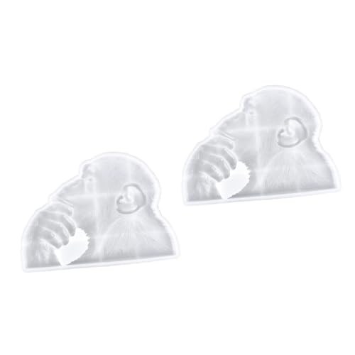 2 Stück Gorilla Silikonform für Epoxidharz Langlebige Diy Gießform für Bastelprojekte Rutschfest Leicht zu Entformen für Detailreiche Dekorationen 2 Stück Gorilla Silikonform für Epoxidharz Langlebige Diy Gießform für Bastelprojekte Rutschfest Leicht zu Entformen für Detailreiche Dekorationen von OSALADI