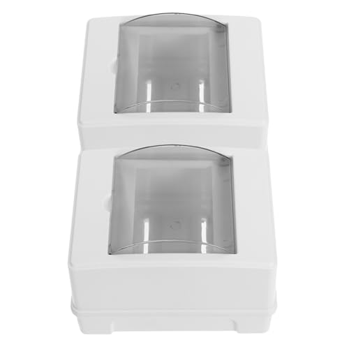 2 Stück Verteilerkasten wetterfeste Elektroboxen elektrischer Projektfall Gehäuse für elektronische Projekte Verteilerblock Schutzschalterabdeckung Projektboxen Plastik 2 Stück Verteilerkasten wetterfeste Elektroboxen elektrischer Projektfall Gehäuse für elektronische Projekte Verteilerblock Schutzschalterabdeckung Projektboxen Plastik von OSALADI