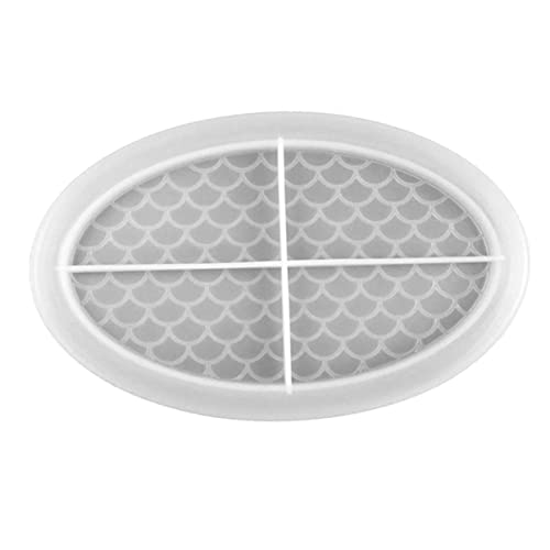 3 Stck. Diy Oval Tray Silikonform Kristall Epoxidharz Gießform für Obstplatten Leicht zu Entformen für Snacks und Projekte mit Familie und Freunden 3 Stck. Diy Oval Tray Silikonform Kristall Epoxidharz Gießform für Obstplatten Leicht zu Entformen für Snacks und Projekte mit Familie und Freunden von OSALADI