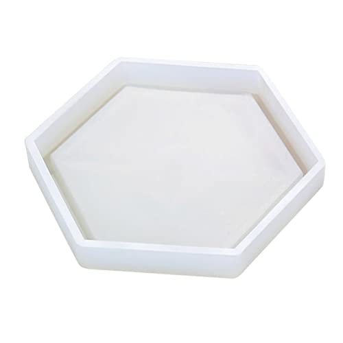 4Stücke Teiliges Kristall Untersetzer Silikonform DIY Epoxidharz Gießform für Designs für Untersetzer und Dekorationen von OSALADI