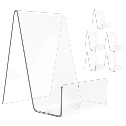 6 Stück Teiliges Acryl Buchdisplay Transparente Buchstütze für Zeitschriften und Notizblöcke Multifunktionaler Aufsteller für Schreibtisch und Regal 6 Stück Teiliges Acryl Buchdisplay Transparente Buchstütze für Zeitschriften und Notizblöcke Multifunktionaler Aufsteller für Schreibtisch und Regal von OSALADI
