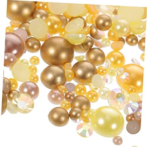 OSALADI 1 Nagelpflaster Aufkleber Handgefertigter Nagelschmuck Runde Kunstperlen Haushalts-nagel-charme Trendige Nagelzauber Halbrunde Nagelperlen Halbrunde Perlen Nageldekor-kit Harz Gelb OSALADI 1 Nagelpflaster Aufkleber Handgefertigter Nagelschmuck Runde Kunstperlen Haushalts-nagel-charme Trendige Nagelzauber Halbrunde Nagelperlen Halbrunde Perlen Nageldekor-kit Harz Gelb von OSALADI