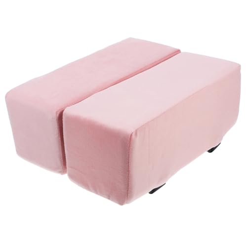 OSALADI 1 Paar Aufzugsauflage Ellbogenpolster groß Zurück ausruhen Sitz Unterstützung Office Chair Accessoires Ellenbogenstütze für Bürostuhl Armlehnenpolster hochelastische Baumwolle Rosa von OSALADI