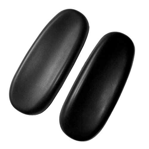 OSALADI 1 Paar Drehstuhl Armlehnen PU Pads Ergonomische Ersatzpolster für Bürostühle Hochwertige Armlehne für Komfort und Unterstützung im Büro oder Zuhause von OSALADI