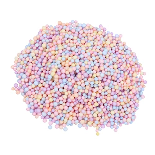 OSALADI 1 Packung Schaumkugel Transparent Schaumperlen Winzig Dekorative Schaumstoffperlen Bunt Einmachgläser Kugeldekor Füllen Modellierperlen Kugeln Füllen Modellierkugel Colorful von OSALADI