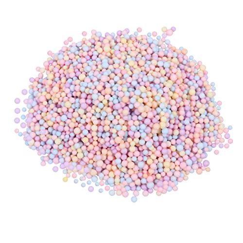 OSALADI 1 Packung Schaumkugel bastelset basteln für verpackung dekorative Schaumstoffperlen Schaumperlen bunt einmachgläser Kugeldekor füllen Kugeln füllen Colorful von OSALADI