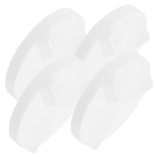 OSALADI 1 Satz Anti-Flow-glasurdichtung Werkzeug Ton Töpferei Ofen Keramikmatte Keramikpad Unterstützung Beim Brennen Von Töpferwaren Handwerksmatte Office-Tool Aluminiumoxid Weiß 4 Stück von OSALADI