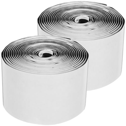 OSALADI 1 Satz Anti-rutsch- Streifen Teppich Schleife Klebrig Haken Klebeband Selbstklebend Fußmattenaufkleber Wiederverwendbares Befestigungsband PVC Schwarz 2rollen von OSALADI