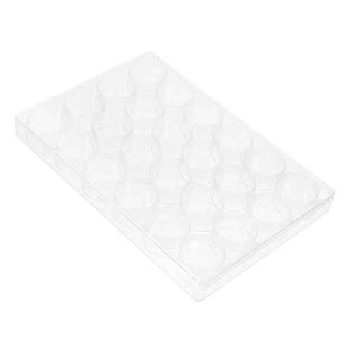 OSALADI 1 Satz Aufbewahrungsboxen für Kleine Teile Transparente Sortierboxen für Perlen Schmuck und Bastelzubehör Praktische Fächer zur Aufbewahrung von Nagelcharms und Diamantmalerei von OSALADI