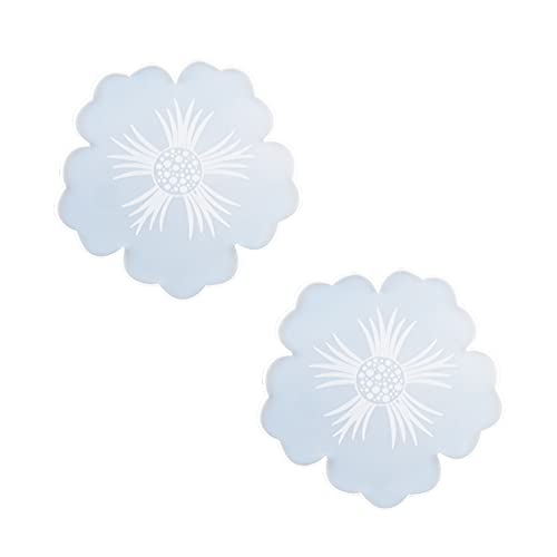 OSALADI 1 Satz Blume Untersetzer Form Dekoration Schalenmattenform Wohnungsdeko Wohnraumdeko Silikonformen Airfryer Silikonform Selber Machen Epoxidform Selber Machen Kieselgel 2 Stück von OSALADI