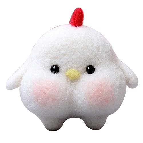 OSALADI 1 Satz DIY Nadel Filzset für Anfänger Wollfilz Materialpaket zur Herstellung von Puppen Anleitung für Dekoration und von OSALADI