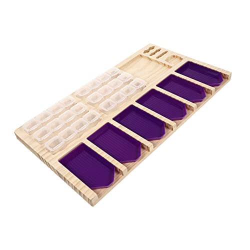 OSALADI 1satz Malerei Werkzeug Tray Organizer Multifunktionale Aufbewahrung Für Kunstprojekte Praktischer Organizer Mit Stifthalter Für Anfänger Und Erfahrene Künstler Farbvariante von OSALADI