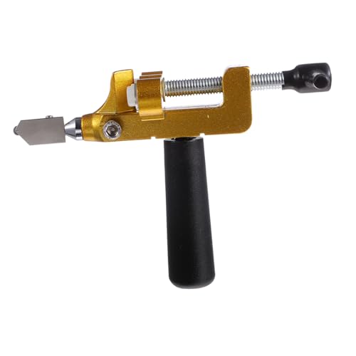 OSALADI 1 Satz Fliesenschneider Cutter Hartmetall Werkzeug zum Schneiden von Fliesen manueller Fliesenteiler manuelle Anreißrolle Begrenzungsrolle Legierung Golden OSALADI 1 Satz Fliesenschneider Cutter Hartmetall Werkzeug zum Schneiden von Fliesen manueller Fliesenteiler manuelle Anreißrolle Begrenzungsrolle Legierung Golden von OSALADI
