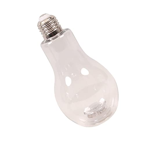 OSALADI 1 Satz Glühbirne Flasche Glühbirne Glasflasche Glühbirnengläser Aus Kunststoff Mikro-landschaftsvase Befüllbarer Glühbirnenbehälter Weiß Süßigkeitenglas Glockenförmig Plastik OSALADI 1 Satz Glühbirne Flasche Glühbirne Glasflasche Glühbirnengläser Aus Kunststoff Mikro-landschaftsvase Befüllbarer Glühbirnenbehälter Weiß Süßigkeitenglas Glockenförmig Plastik von OSALADI
