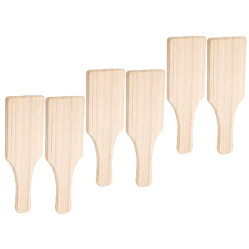 OSALADI 1 Satz Holzpaddle Für Töpferarbeiten Teiliges Modellierwerkzeug Hochwertigem Holz Für Tonbearbeitung Und DIY Projekte Zum Formen Und Texturieren 6 Stück von OSALADI