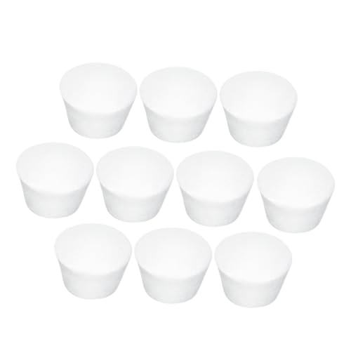 OSALADI 1 Satz Kuchen-Modell Embryokuchenmodell Dekoration Gefälschter Kuchen Tortenattrappen Aus Polystyrol Tipps Oh Kuchenrequisiten Kreativ Geformte Tortenattrappen Schaum Weiß 10 Stück von OSALADI