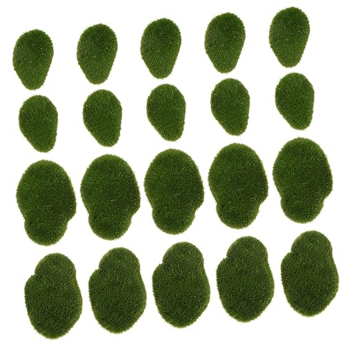 OSALADI 1 Satz Künstliches Moos Steinmoos Für Pflanzen Indoor Künstliches Kunstmoos Simulation Rasenmoos Für Terrarium Künstliche Pflanzen Kunstmoos Grün 20 Stück OSALADI 1 Satz Künstliches Moos Steinmoos Für Pflanzen Indoor Künstliches Kunstmoos Simulation Rasenmoos Für Terrarium Künstliche Pflanzen Kunstmoos Grün 20 Stück von OSALADI