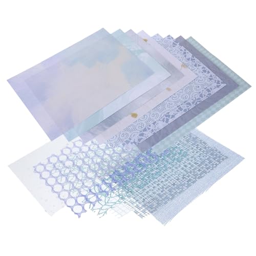 OSALADI 1 Satz Nebel -dekorationspapier Handwerk Zeitschriften-scrapbooking-zubehör Texturiert Scrapbooking -vorräte Strukturiertes Scrapbook-papier Sammelalbum Liefert Papier 15blatt von OSALADI