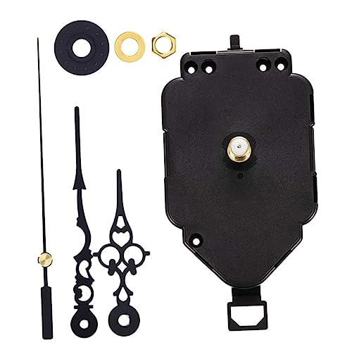 OSALADI 1 Satz Pendel Uhrwerk hängend Teil leise Wanduhr klein Mechanismen Retro Stille Uhrenmechanismus Stille Bewegung Dekorative Wanduhr DIY -Uhrenmechanismus Wanduhrwerk Metall Schwarz OSALADI 1 Satz Pendel Uhrwerk hängend Teil leise Wanduhr klein Mechanismen Retro Stille Uhrenmechanismus Stille Bewegung Dekorative Wanduhr DIY -Uhrenmechanismus Wanduhrwerk Metall Schwarz von OSALADI