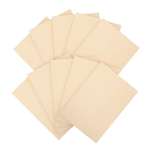 OSALADI 1 Satz Pergament Klebrige Notizen Schreiben Texturiert Alt Hochzeit Du Rituelles Pergamentpapier Feiertagspergamentpapier Vintage-briefpapier Rituelles Wunschpapier 10 Stück von OSALADI