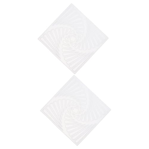 OSALADI 1 Satz Silikonform Für Untersetzer Diy Gießform Für Kristall Epoxidharz Einfache Anwendung Für Kreative Tassenuntersetzer Handgemachte Bastelprojekte 2 Stück von OSALADI