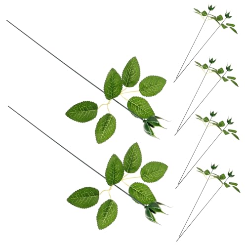OSALADI 1 Satz Simulierter Blütenstange falsche Blätter Kunstblumenteile gefälschte Blätter Kunstblumenzubehör Blumenstiele Blütenkelchblätter selber Machen Künstliche Blätter Plastik Grün OSALADI 1 Satz Simulierter Blütenstange falsche Blätter Kunstblumenteile gefälschte Blätter Kunstblumenzubehör Blumenstiele Blütenkelchblätter selber Machen Künstliche Blätter Plastik Grün von OSALADI
