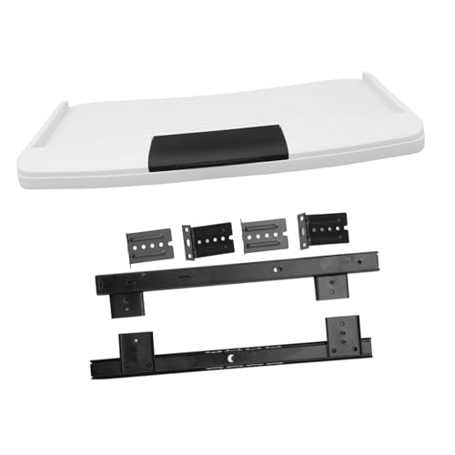 OSALADI 1 Satz Tastaturablage Tisch Versteckter Schubladentyp mit Einstellbarem Gleitsystem für Büro und Zuhause aus Strapazierfähigem Material Einfach zu Bedienen und OSALADI 1 Satz Tastaturablage Tisch Versteckter Schubladentyp mit Einstellbarem Gleitsystem für Büro und Zuhause aus Strapazierfähigem Material Einfach zu Bedienen und von OSALADI