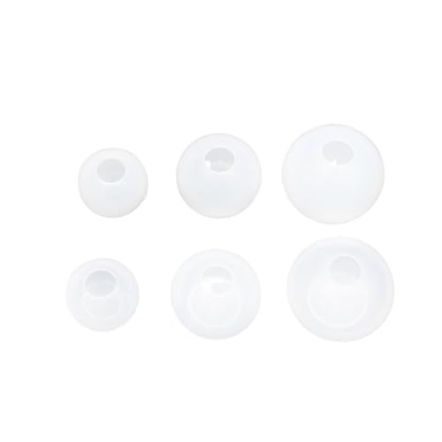 OSALADI 1 Satz Teiliges Epoxidharz Silikonform Für Runde Kugeln Diy Kristallanhänger Modell Schimmerndes Design Für Kunsthandwerk Wiederverwendbar Und Leicht Zu Reinigen 6 Stück OSALADI 1 Satz Teiliges Epoxidharz Silikonform Für Runde Kugeln Diy Kristallanhänger Modell Schimmerndes Design Für Kunsthandwerk Wiederverwendbar Und Leicht Zu Reinigen 6 Stück von OSALADI