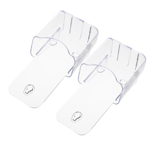OSALADI 2Stücke Wandmontierter Prospekthalter Dokumentenhalter Acryl Broschürenständer Platzsparend Transparent für Büro und Zuhause von OSALADI