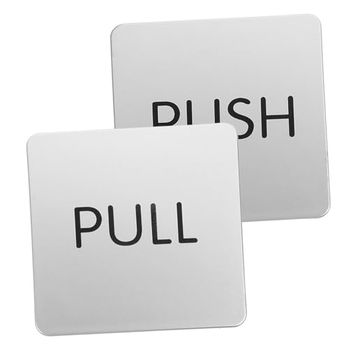 OSALADI 1 Satz Türschild aus Acryl Teiliges Pull Push Türsignaletik für Glastüren Selbstklebend für Geschäfte Restaurants und Langlebig und Stylisch OSALADI 1 Satz Türschild aus Acryl Teiliges Pull Push Türsignaletik für Glastüren Selbstklebend für Geschäfte Restaurants und Langlebig und Stylisch von OSALADI