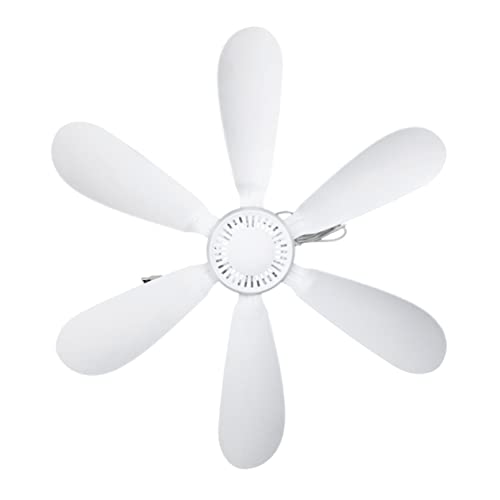 OSALADI 1 Satz USB Deckenventilator Tragbarer Hängender mit Blättern für Camping Zelt und Outdoor Nutzung Leiser USB mit Verlängerungskabel für Zuhause und Büro von OSALADI