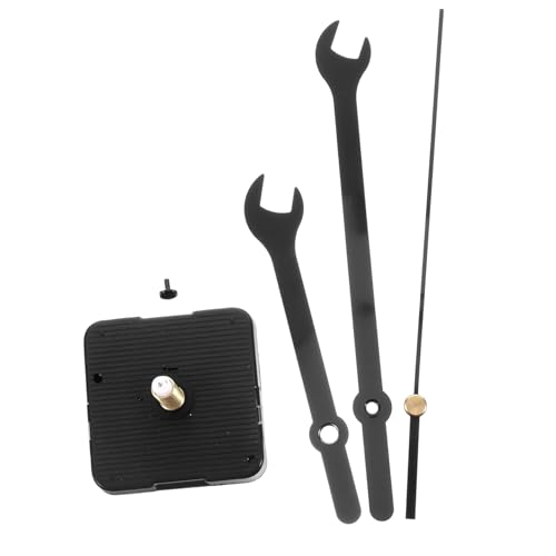 OSALADI 1 Satz Wanduhrwerk Mechanismus Bewegung Bausatz Uhrwerk Retro Uhrenwand für Austausch eines kleinen Uhrwerks Wanduhr-Kit Uhrwerk-Bausatz selber Machen Uhrwerk-Ersatzsatz Plastik von OSALADI