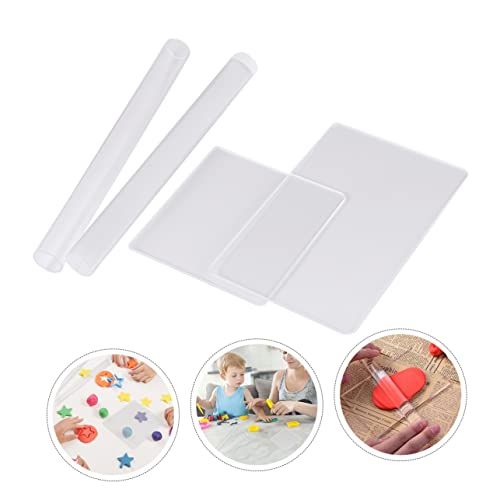 OSALADI 1 Set 4 Teiliges Tonwerkzeug Set Zum Rollen Schnitzen Polymer Ton Rollen Modellierbrett Set Formen Tonriegel Modelliermasse Bildhauerwerkzeuge Skulptur Durchscheinende OSALADI 1 Set 4 Teiliges Tonwerkzeug Set Zum Rollen Schnitzen Polymer Ton Rollen Modellierbrett Set Formen Tonriegel Modelliermasse Bildhauerwerkzeuge Skulptur Durchscheinende von OSALADI